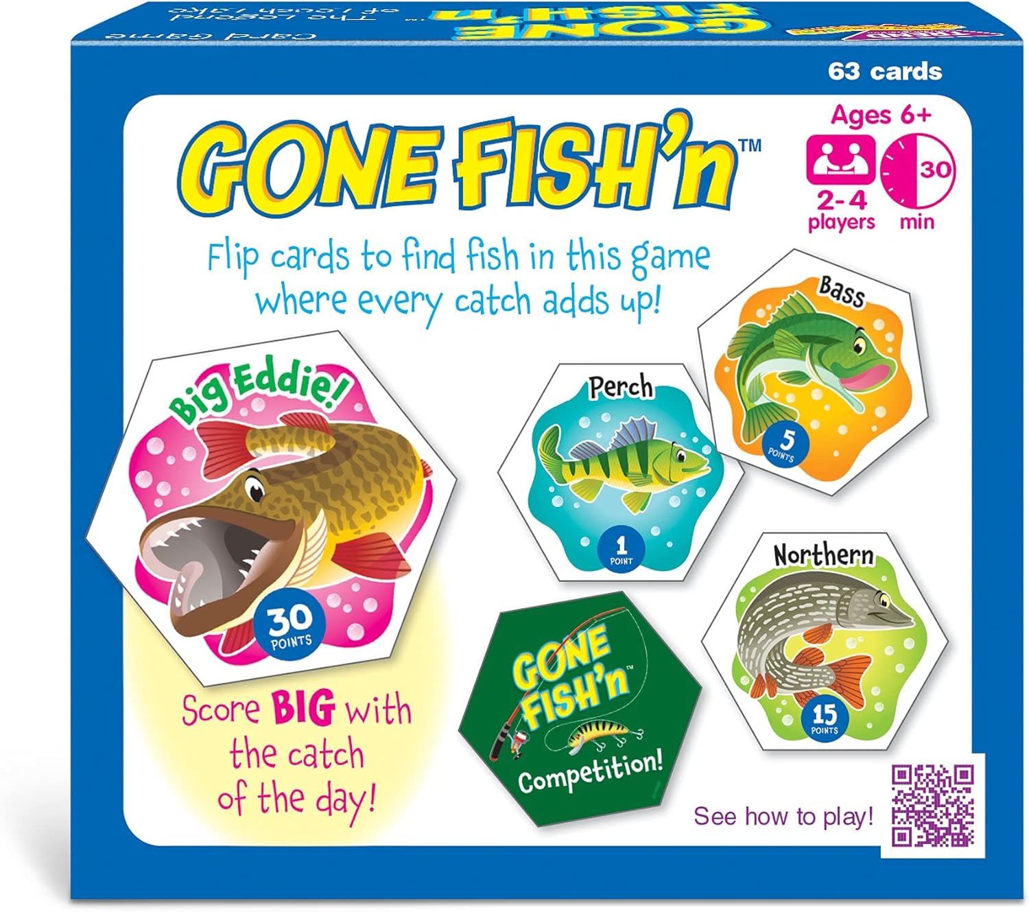Trend Enterprises Gone FISH’n Strategy Game, Inc. – Juegos de cartas familiares