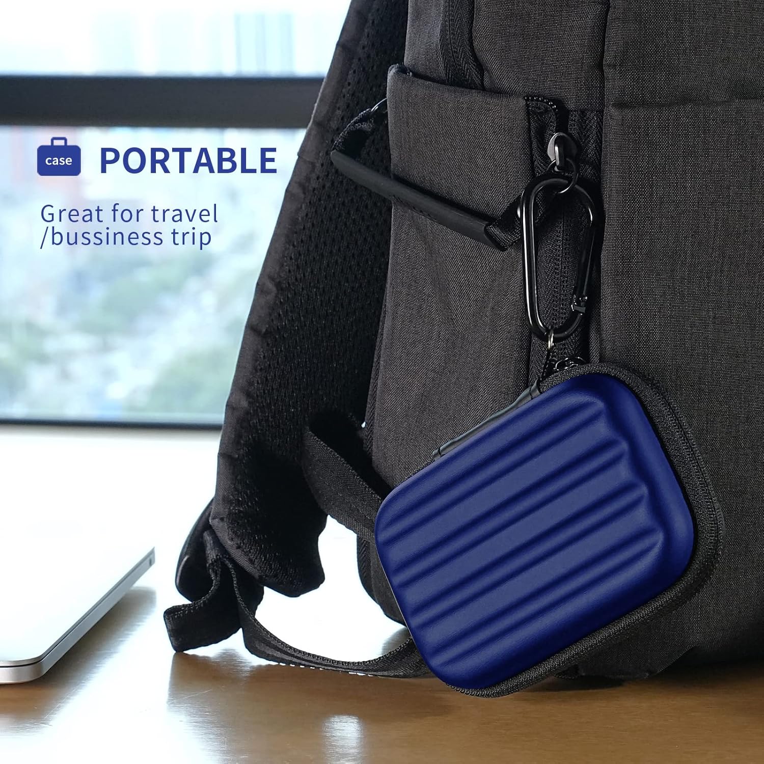 YINKE Funda de transporte compatible con Samsung T7 ShieldT7T7 Touch SSD portátil USB 3.2 1 TB, 2 TB, 500 GB, EVA duro portátil de almacenamiento de