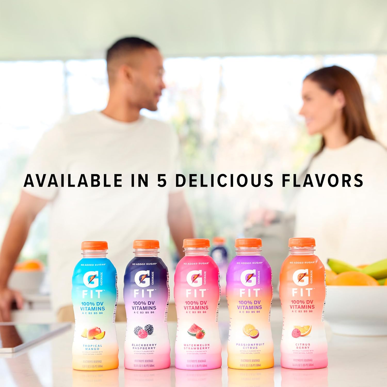 Gatorade Gatorade Fit 2.0 – Bebida con electrolitos, hidratación real saludable, cuatro sabores, paquete variado, botellas de 16.9 fl oz (paquete de