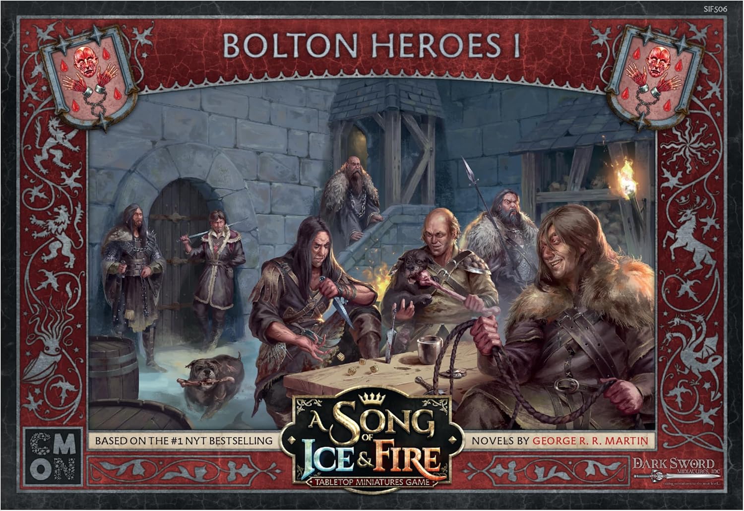 Juego de caja de héroes Bolton Heroes I en miniatura de una canción de hielo y fuego, juego de estrategia para adultos, a partir de 14 años, 2