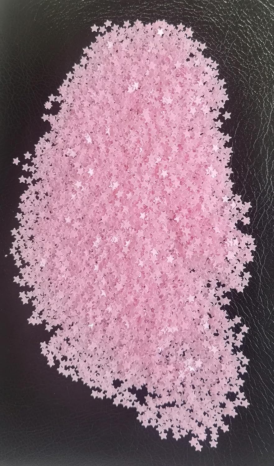 Brillantina de estrellas pequeñas que brillan en la oscuridad, lentejuelas luminosas en forma de estrella rosa de 0.118 in para arte de uñas,
