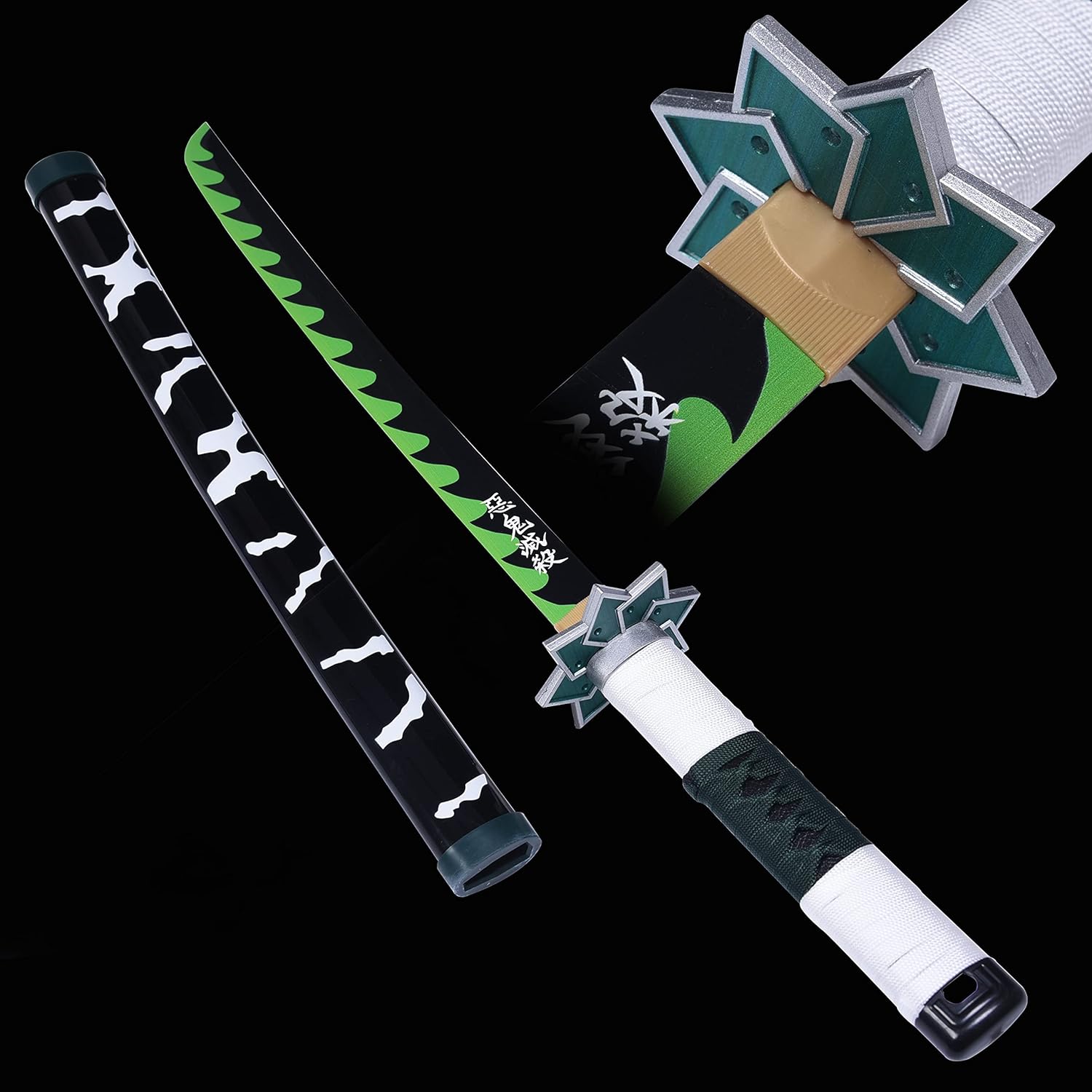ziqing Espada para cosplay de Demon Slayer hecha a mano, Katana de 31 pulgadas con múltiples estilos para elegir