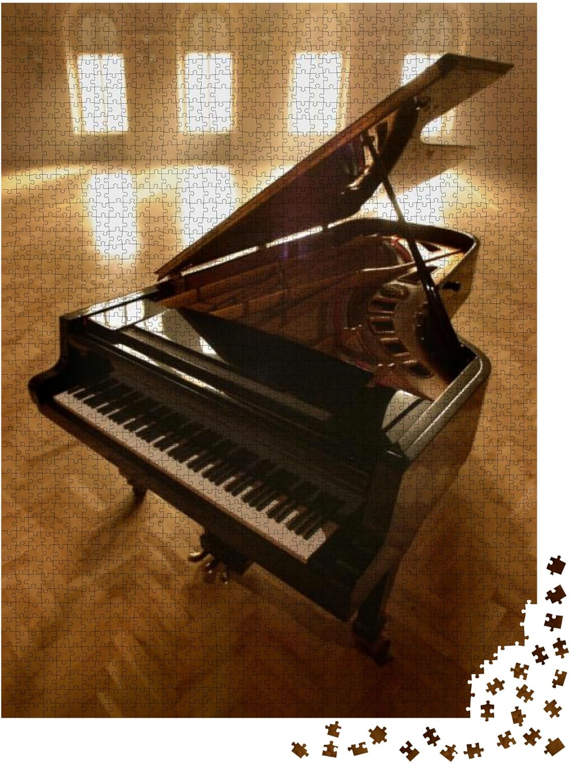 Piano de cola en la sala de conciertos… Rompecabezas con 2000 piezas