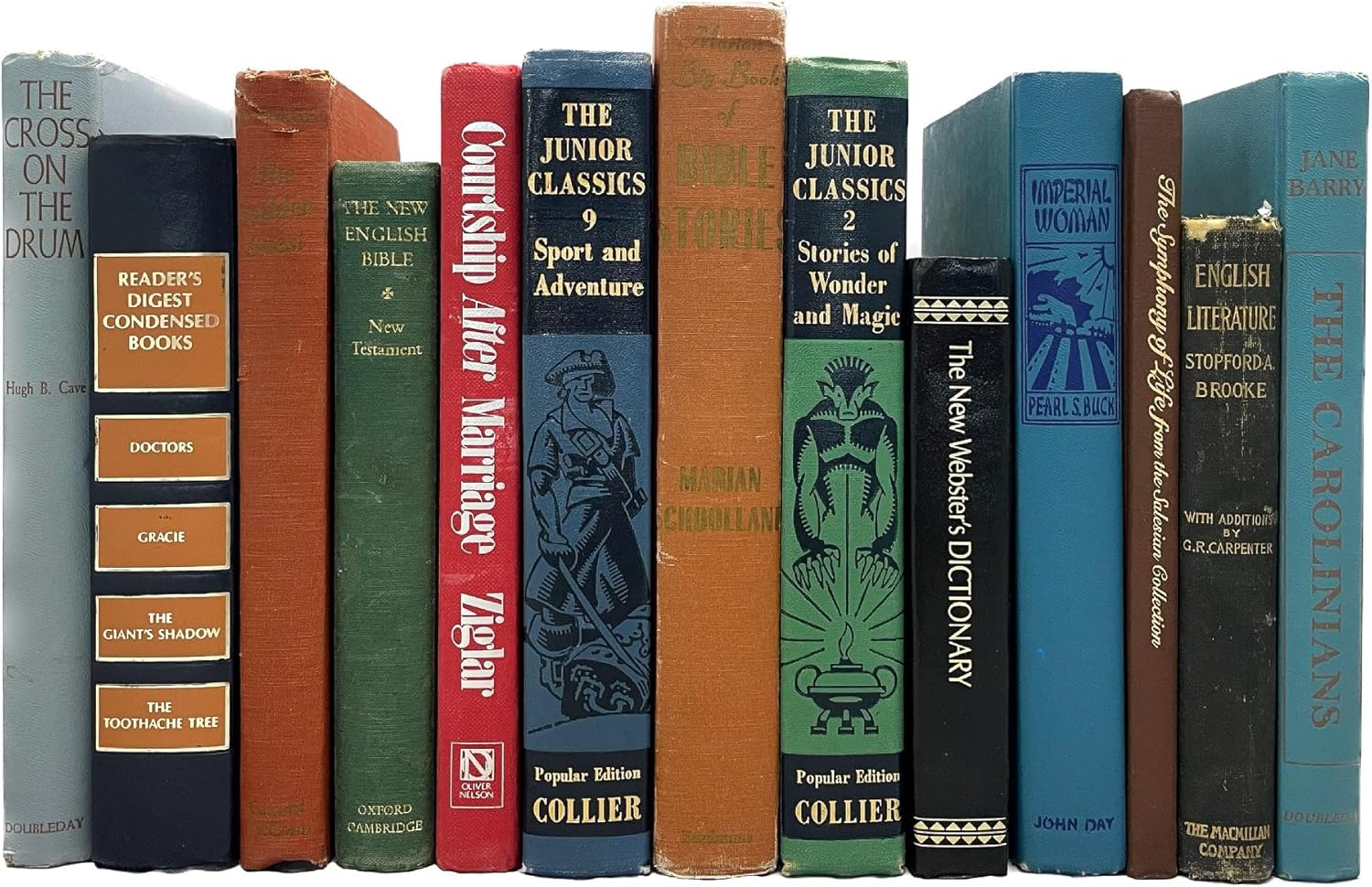 Juego de 12 libros antiguos de tapa dura, colores mezclados, libros de tapa dura real para decoración del hogar, paquete a granel de tapas duras