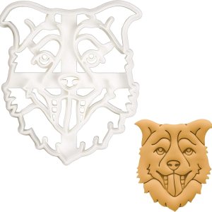 Border Collie Face cookie cutter, 1 piece – Bakerlogy Border Collie Face cookie cutter, 1 piece – Bakerlogy