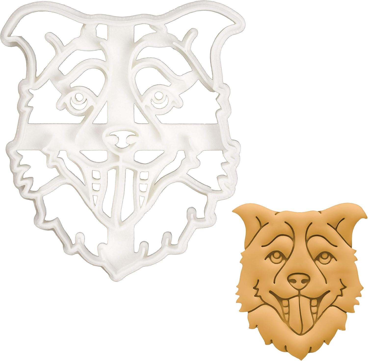 Border Collie Face cookie cutter, 1 piece – Bakerlogy