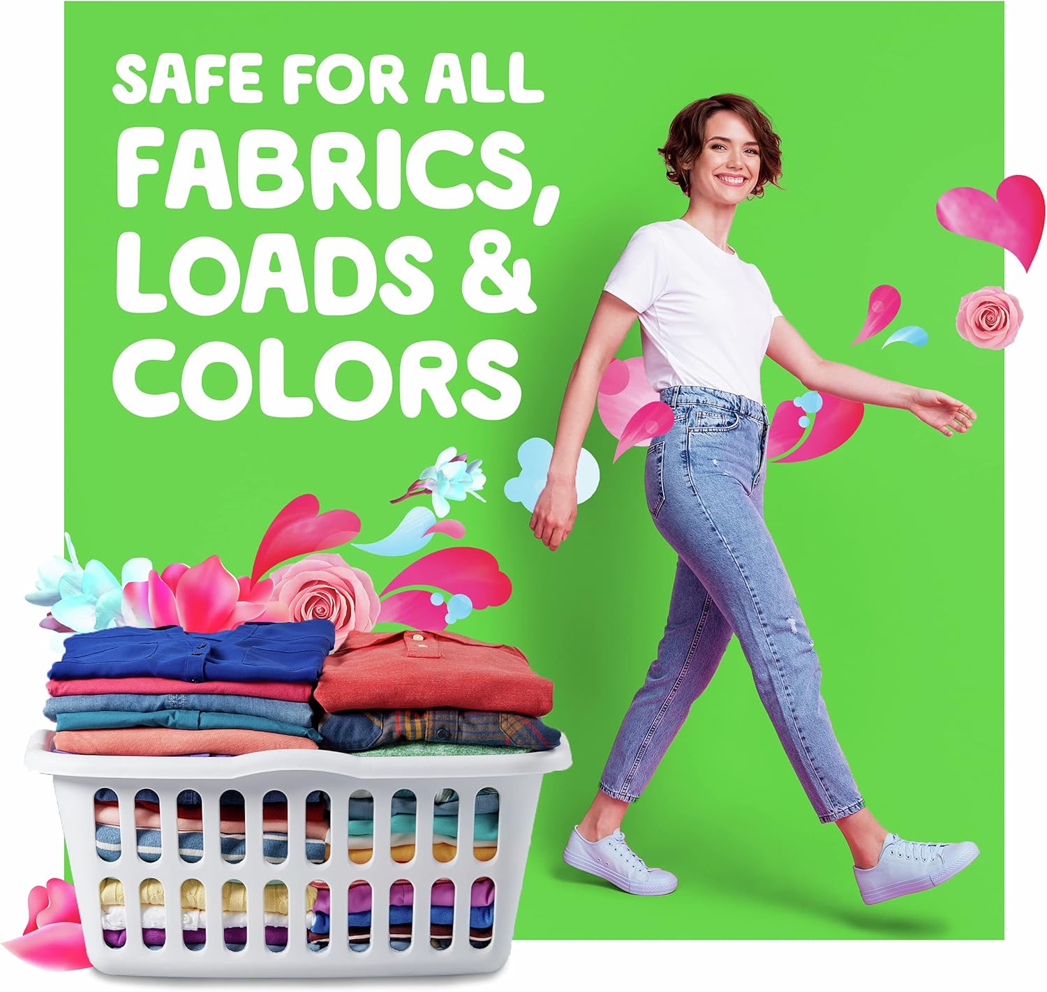 Gain Fireworks – Cuentas potenciadoras de aroma para lavandería, compatible con HE, aroma Spring Daydream, 24 onzas líquidas
