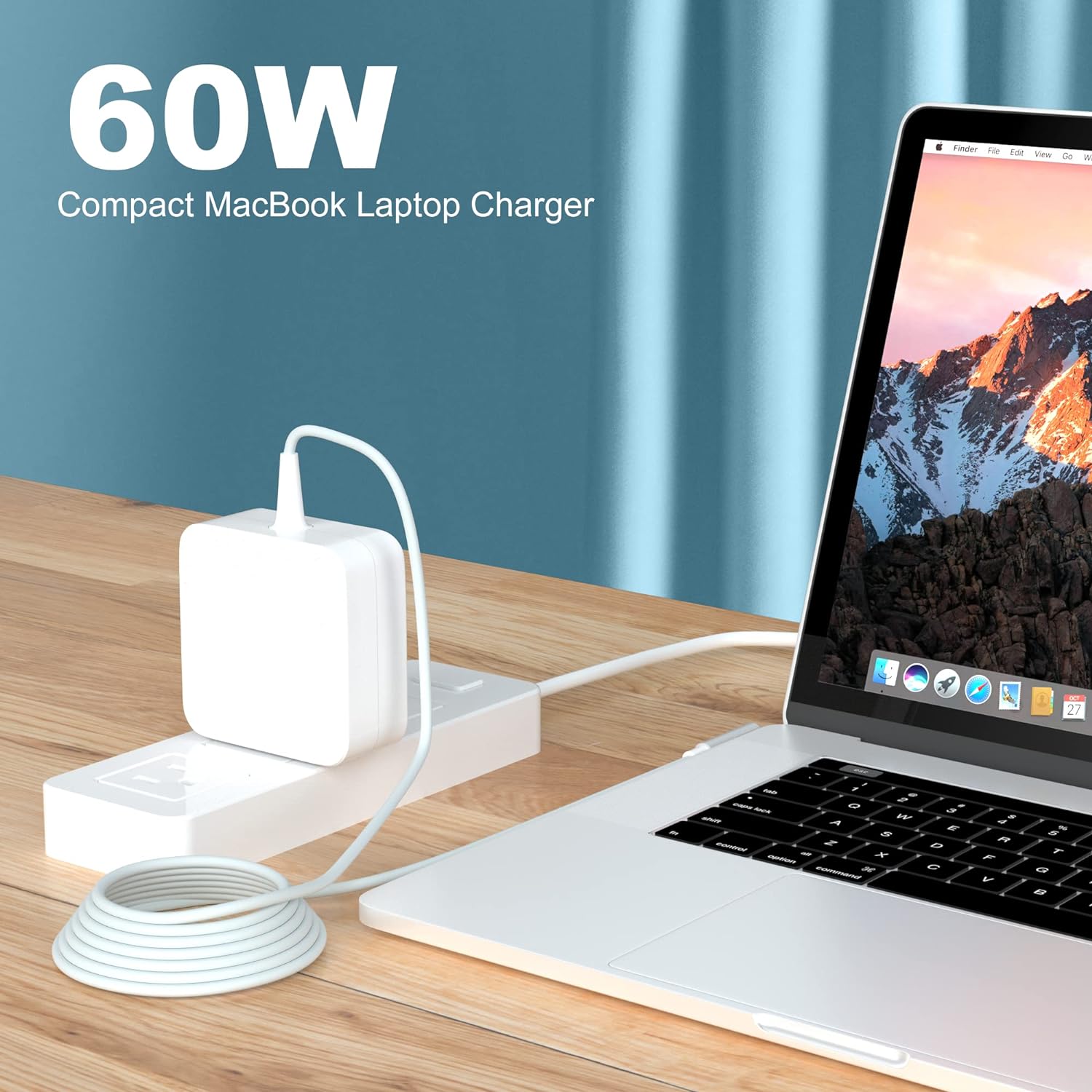 Cargador Mac Book Pro de 60 W, adaptador de corriente compatible con A1278 A1344 Mac Book Pro de 13 pulgadas (antes de mediados de 2012), cable de