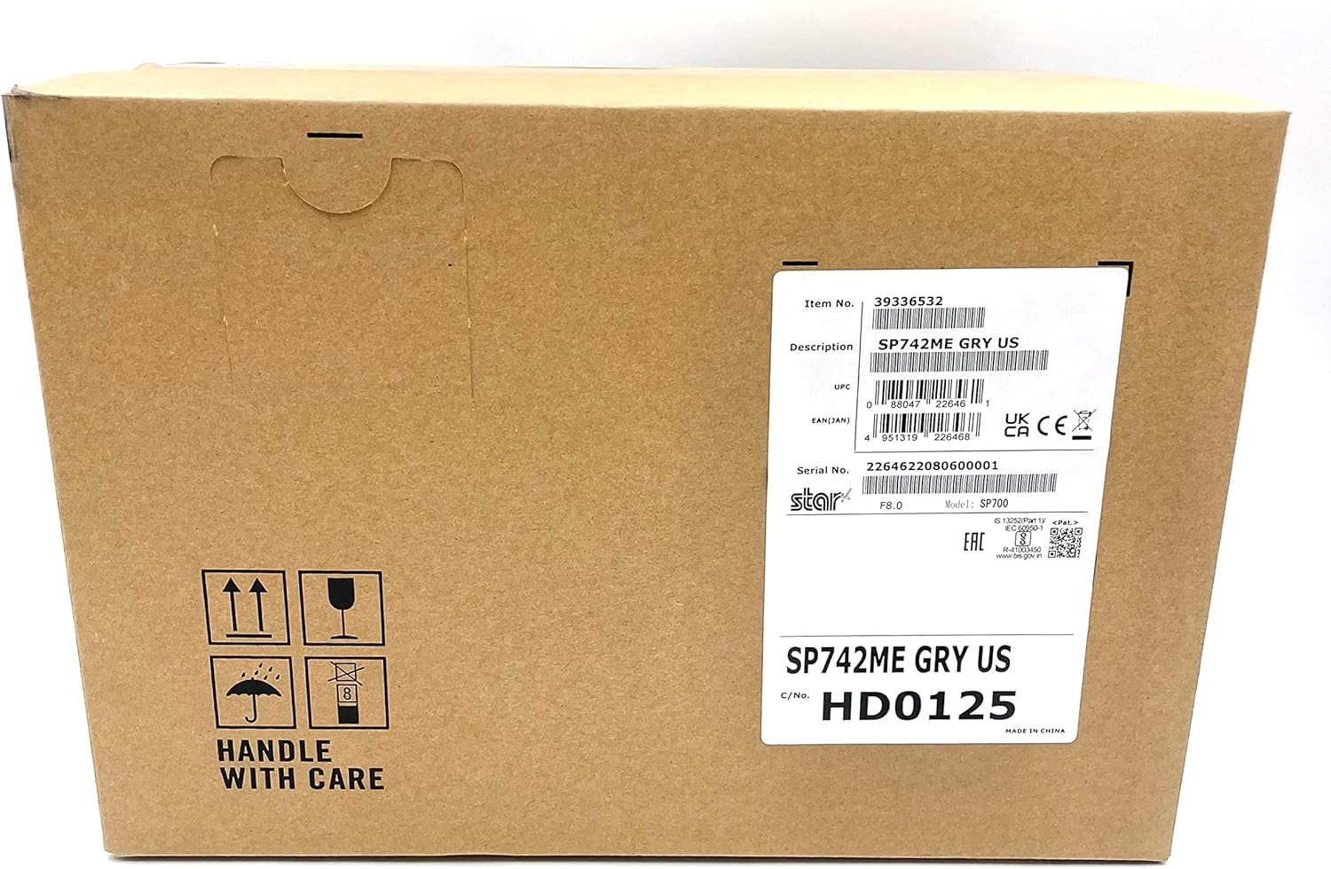 New Star SP742ME – Impresora de cocina Ethernet para trébol (39336532) y paquete de rollos de papel de 12 x 3 x 165 pies