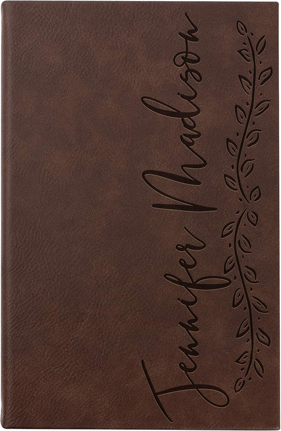 Diario de cuero personalizado  Marrón oscuro, 12 diseños  Cuaderno de texto para mujeres y hombres  Diarios personalizados para escribir para