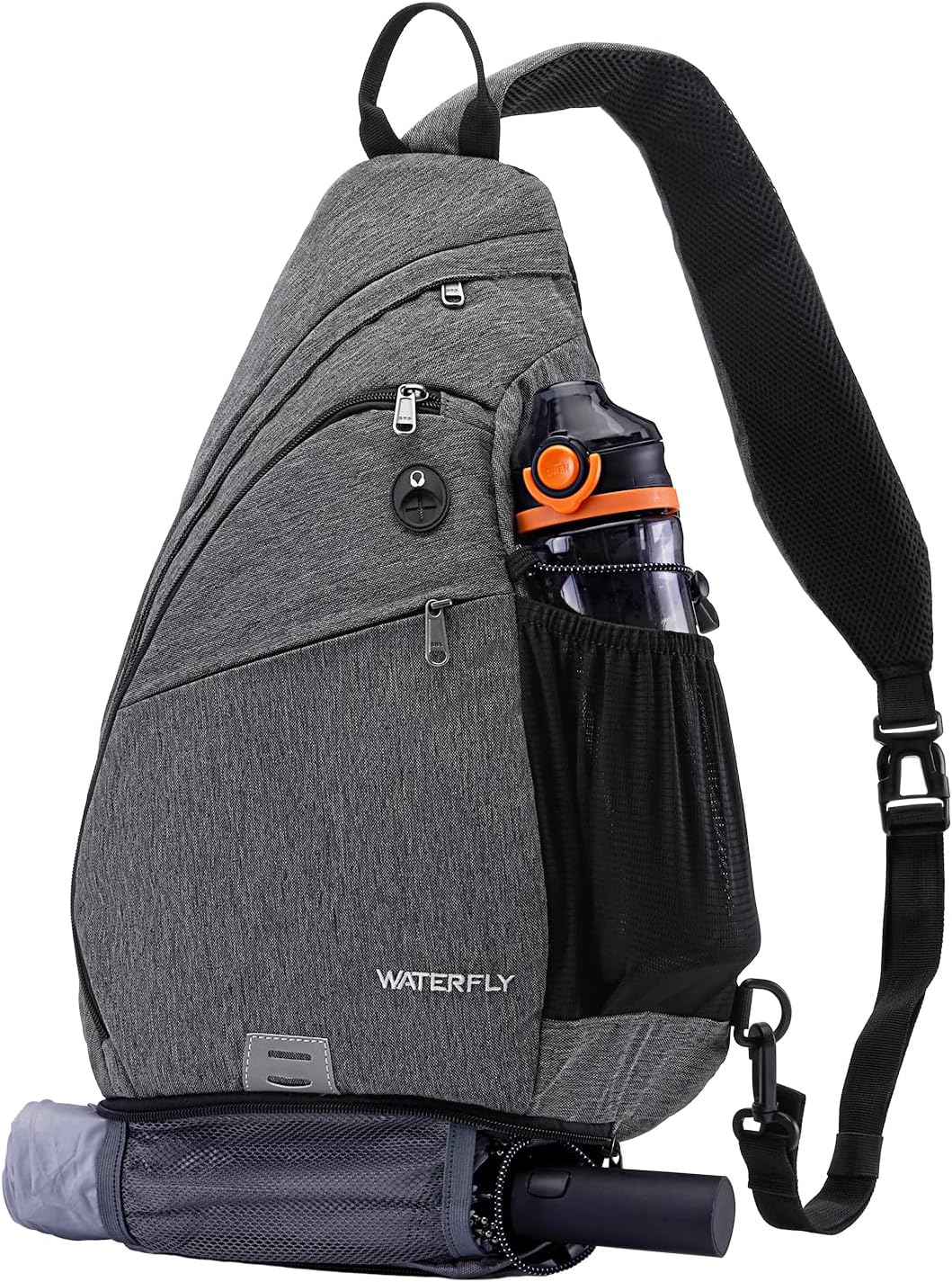 WATERFLY – Mochila casual tipo bandolera, para llevar en el pecho