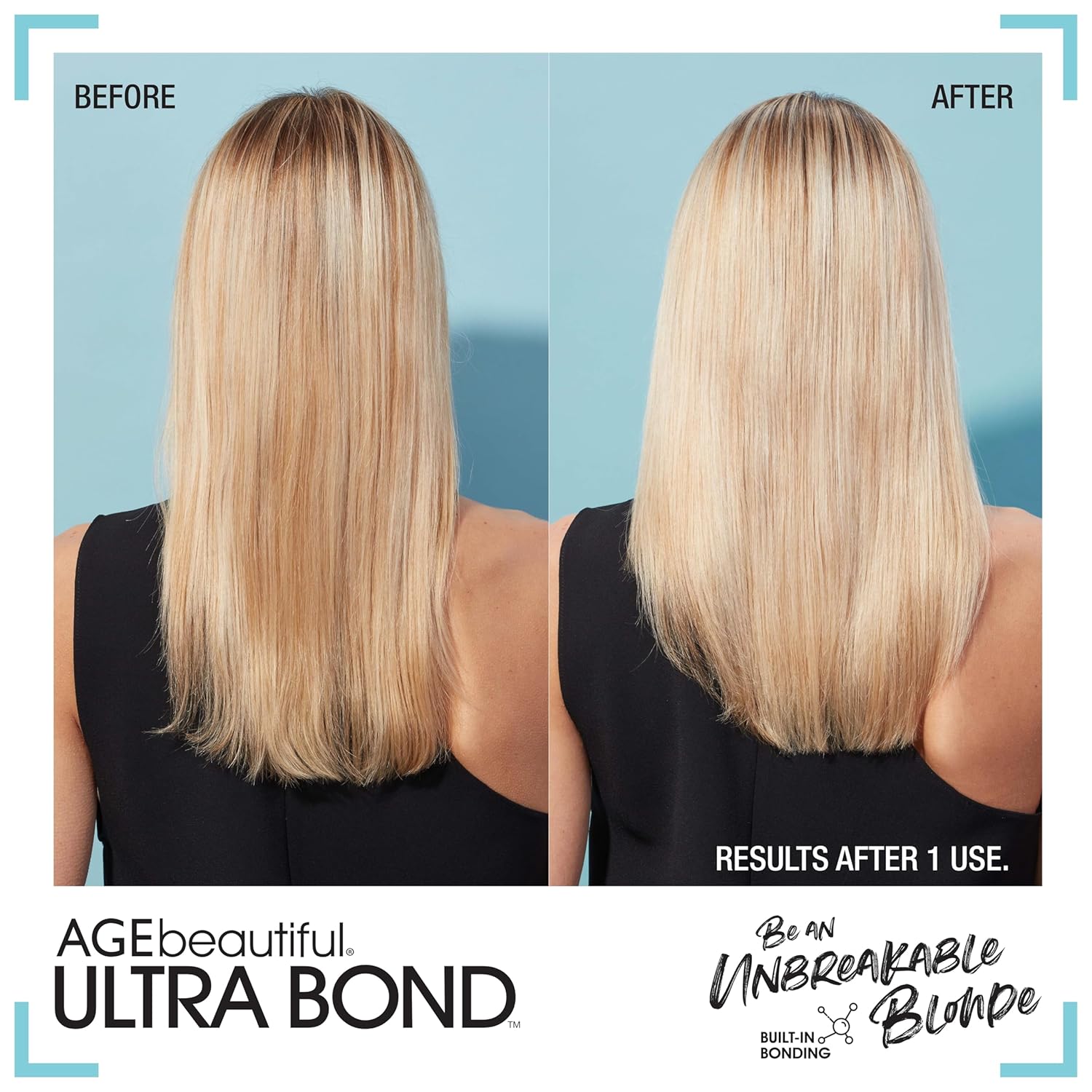 ULTRA BOND Overnight R&R Strengthen – Tratamiento capilar sin enjuague con unión integrada, diseñado para proteger el cabello rubio tratado con