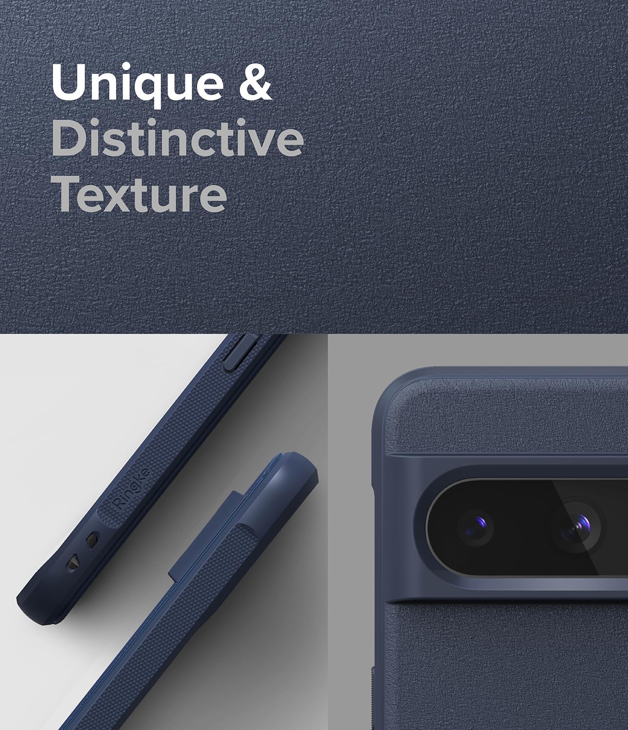 Ringke Onyx Se siente bien en la mano Compatible con Google Pixel 8 Pro, tecnología antihuellas que evita manchas grasas, agarre mejorado