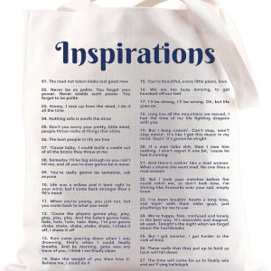 Singer Inspirations Álbum Tote Bag Cantante Concierto Tour Regalos Letras de canciones Bolsa de hombro Mercancía de cantante Singer Inspirations Álbum Tote Bag Cantante Concierto Tour Regalos Letras de canciones Bolsa de hombro Mercancía de cantante