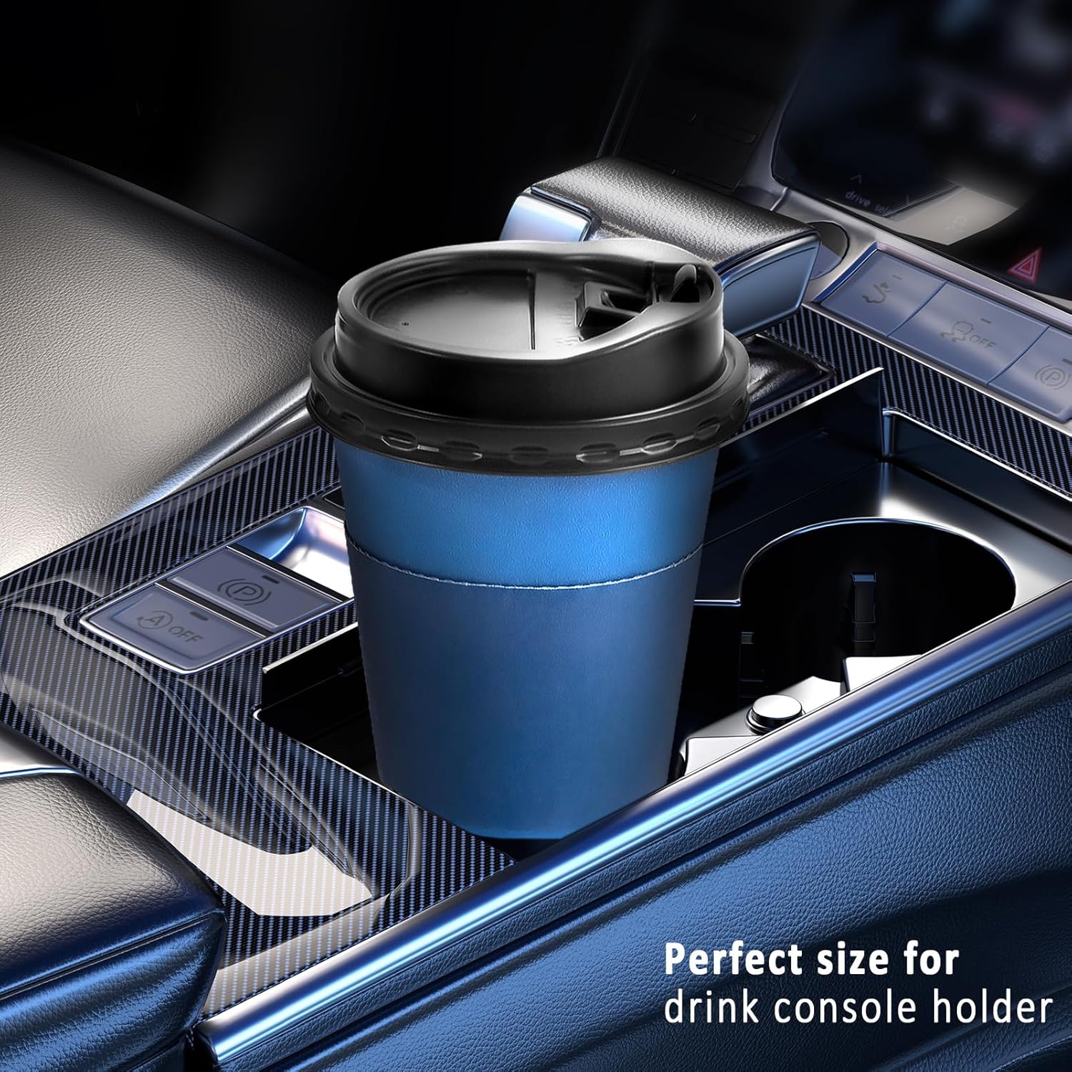 SIUQ Paquete de 100 tazas de café desechables de 16 onzas con tapas y mangas, vasos de papel para bebidas calientes y frías, café, agua, chocolate