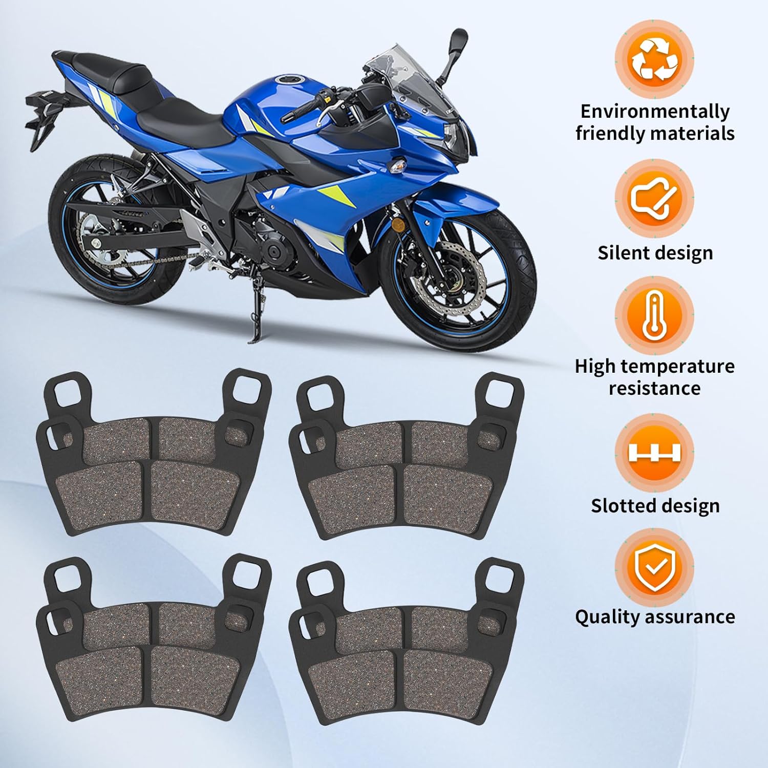 Pastillas de freno traseras compatibles con Polaris RZR 570LE Trail EPS RZR 900EPS PremiumXC Edition EPSRZR S 900 General 4 1000 EPSGeneral 1000 EPS