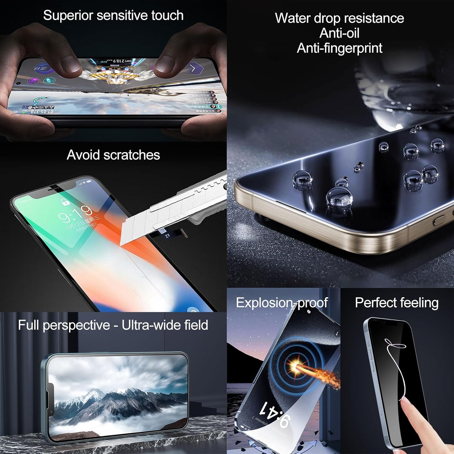 Retina de repuesto para iPhone 13 Mini pantalla táctil 3D de 5.4 pulgadas, pantalla LCD digitalizador con kits de herramientas de reparación, cinta