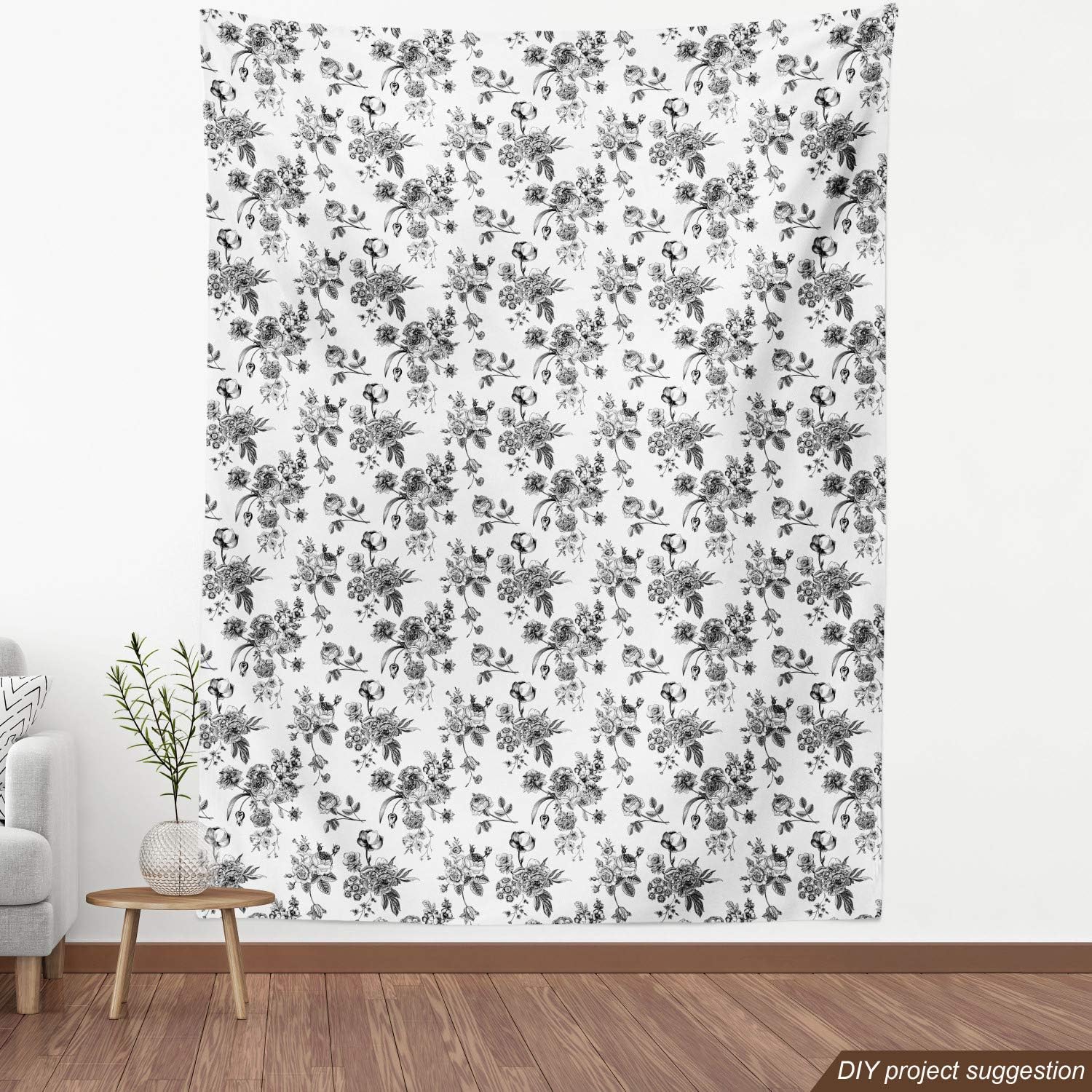 Ambesonne – Tela multicolor con estampado digital por yarda
