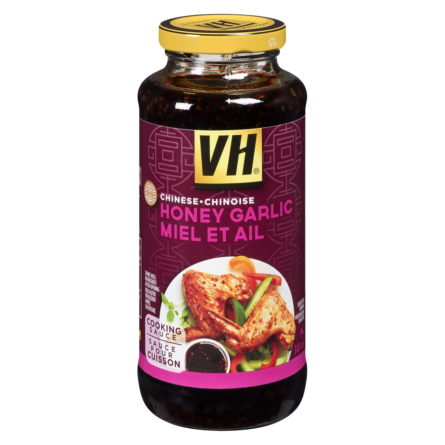VH Salsa de cocina de ajo y miel, 11.5 fl oz11.5 ozfrasco, (importada de Canadá)