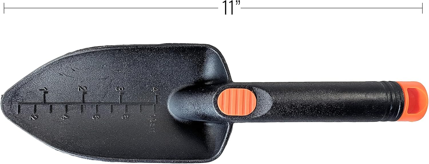 ASR Outdoor Pala de mano con detección de metales con marcadores de profundidad, 11 pulgadas
