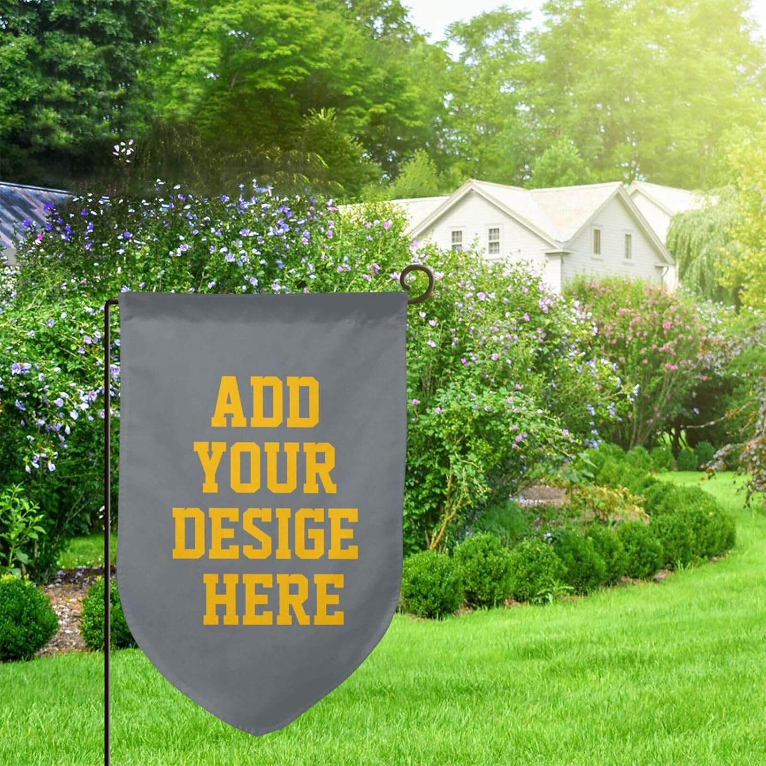 Bandera de jardín personalizada para exteriores de 12 x 18 pulgadas, bandera personalizada para bricolaje, tu propio logotipo, diseñopalabras,