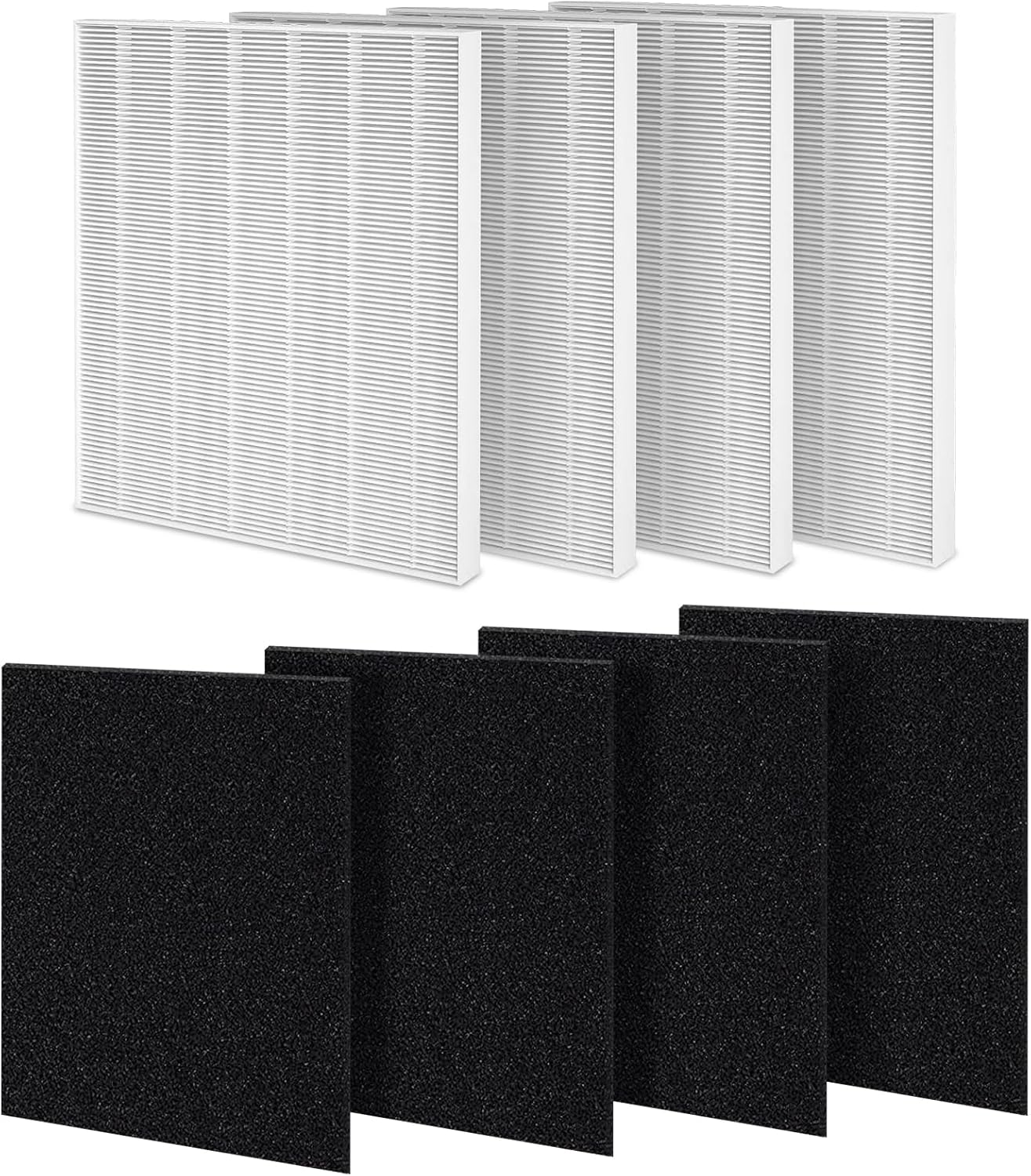AP-1512HH – Filtro de repuesto compatible con Coway AP-1512HH, AP-1512HH-FP, AP-1518R, AP-1519P, filtro NXBHG 4 True HEPA + 4 prefiltros de carbono,