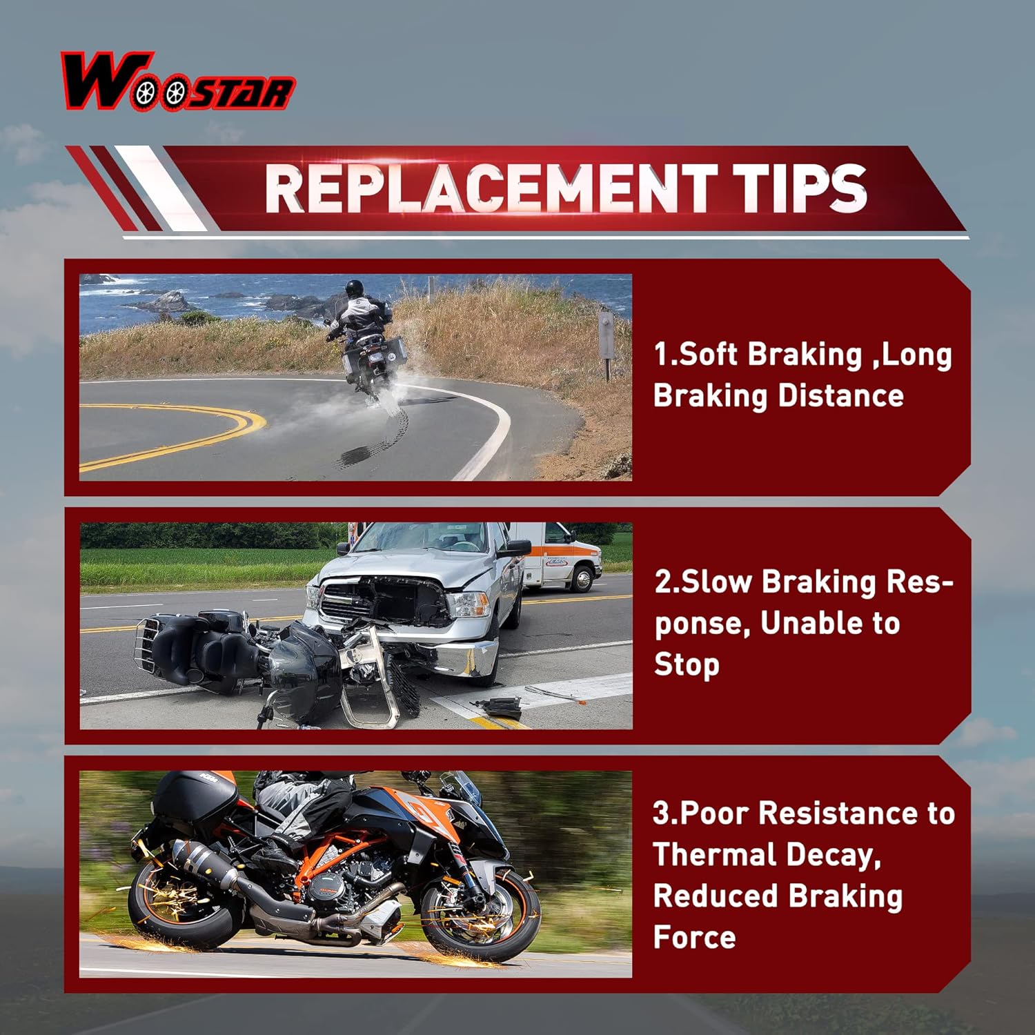 WOOSTAR Reemplazo de pinza de freno trasero de disco hidráulico para Jialing 150cc 200cc 250cc Dirt Pit Bike