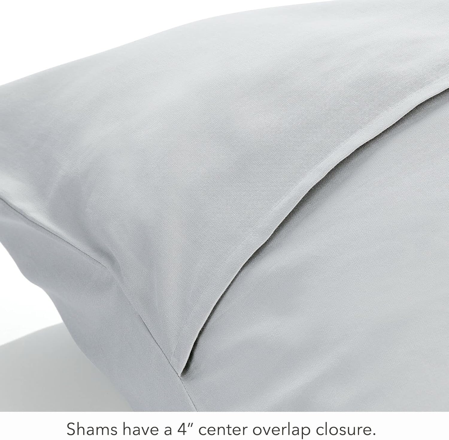 Nate Home by Nate Berkus – Funda de edredón de satén de algodón de lujo de 300 hilos, 3 piezas, ultra suave, fresco, juego de ropa de cama de