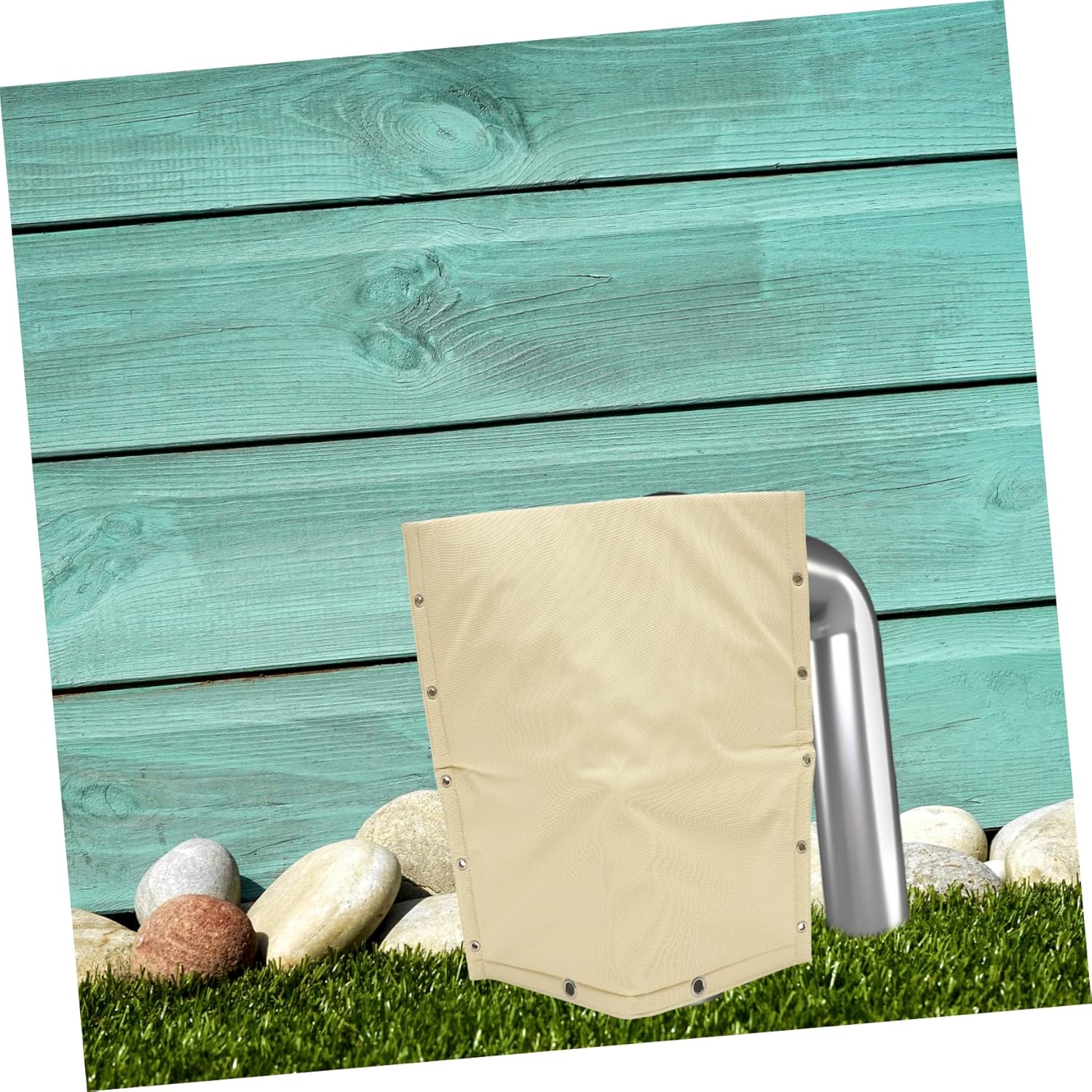 Housoutil Cubierta de protección contra heladas, cubiertas de grifo para exteriores, para tuberías de invierno, prevención de reflujo, cubierta de