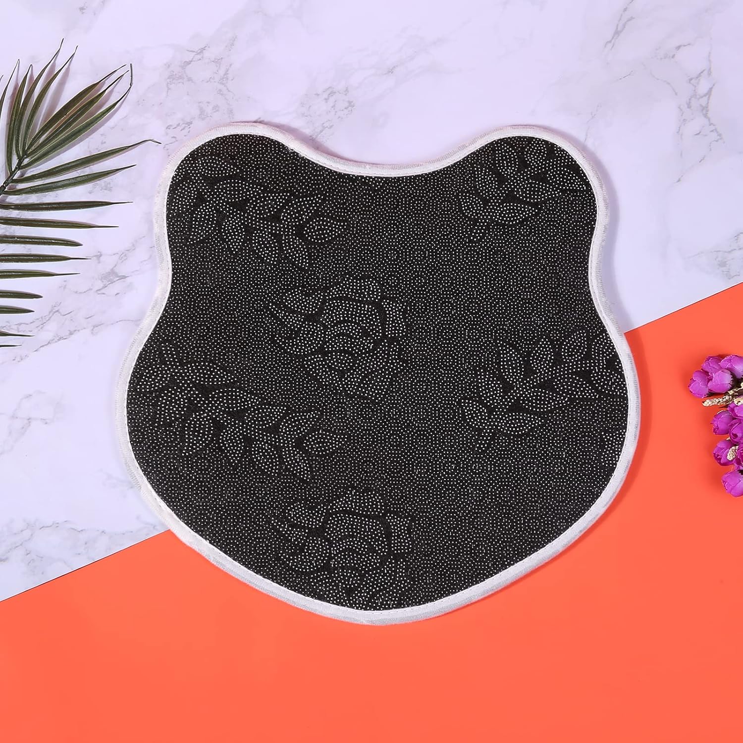 Alfombra de dormitorio para niños, bonita alfombra con forma de animal, lavable, antideslizante, absorbente, súper suave, alfombra de cachemira