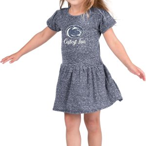 Little King NCAA Knobby – Vestido para niñas pequeñas, tallas 2T, 3T y 4T Little King NCAA Knobby – Vestido para niñas pequeñas, tallas 2T, 3T y 4T