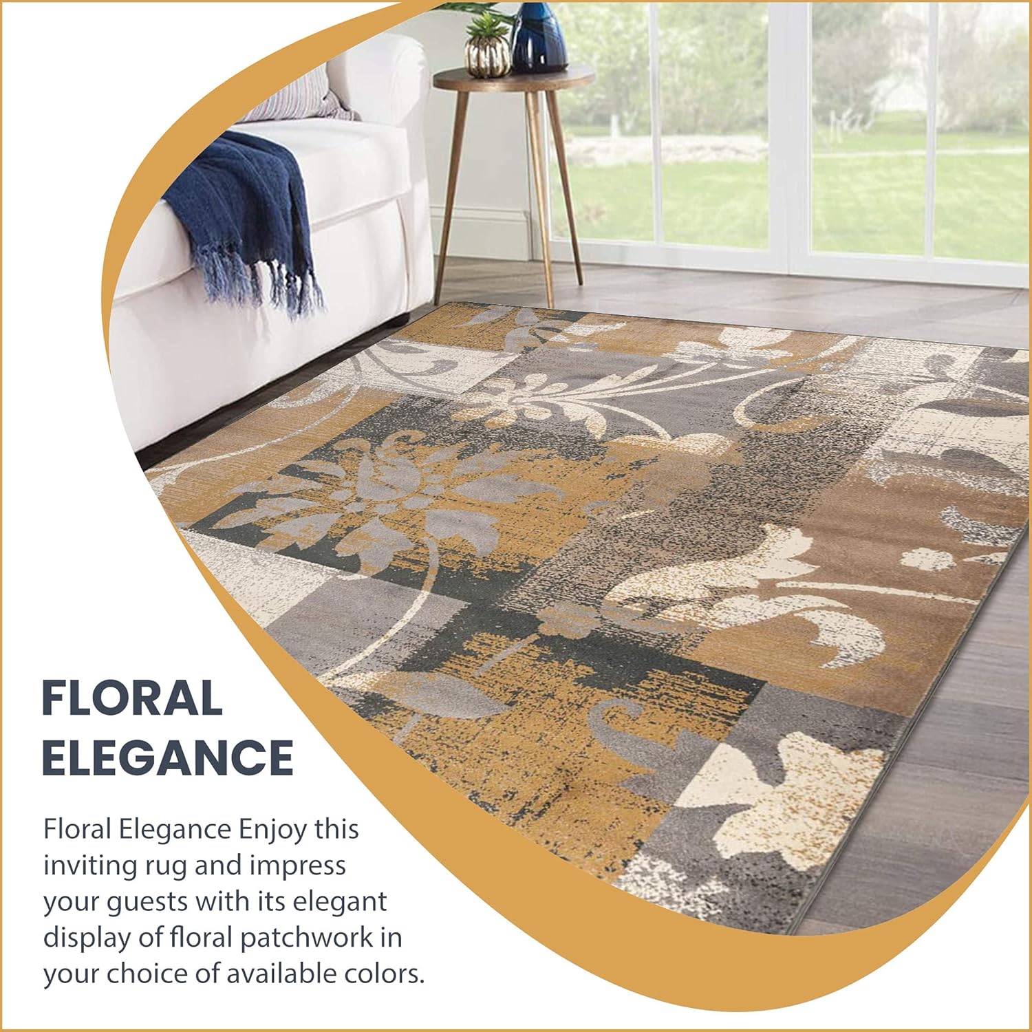 Superior Alfombra interior con respaldo de yute, perfecta para entrada, oficina, sala de estarcomedor, dormitorio, cocina, piso, decoración moderna