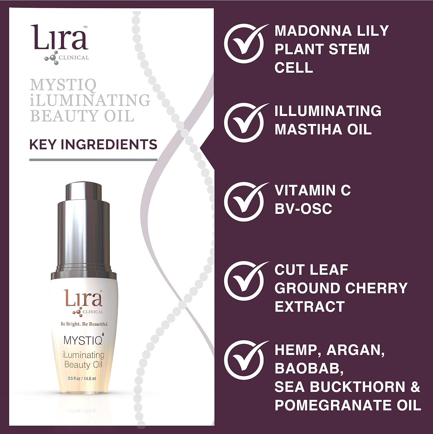 Lira Clinical Aceite de belleza ILuminante MYSTIQ