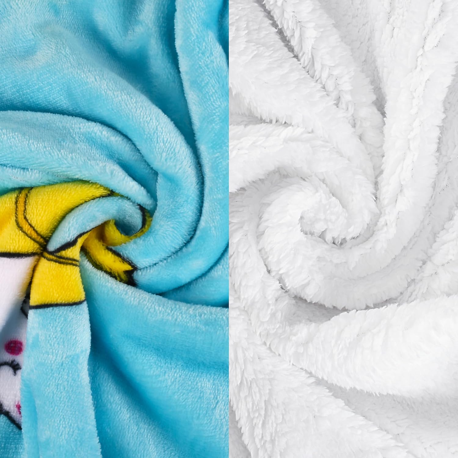 Catalonia Manta de forro polar Sherpa con estampado de gato y plátano, manta suave de felpa de visón, mullida, cómoda, cálida, regalo de cuidado