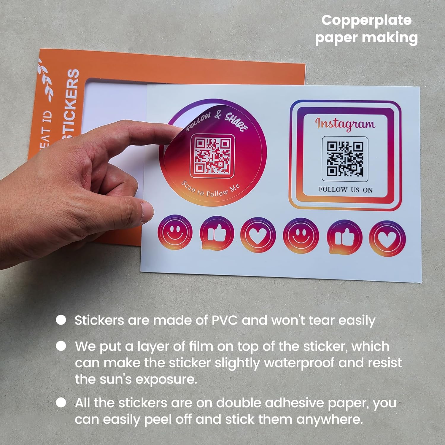 25pcs INS QR Code Social Media Stickers hacen crecer a los fans una gran manera de compartir sus redes sociales INS