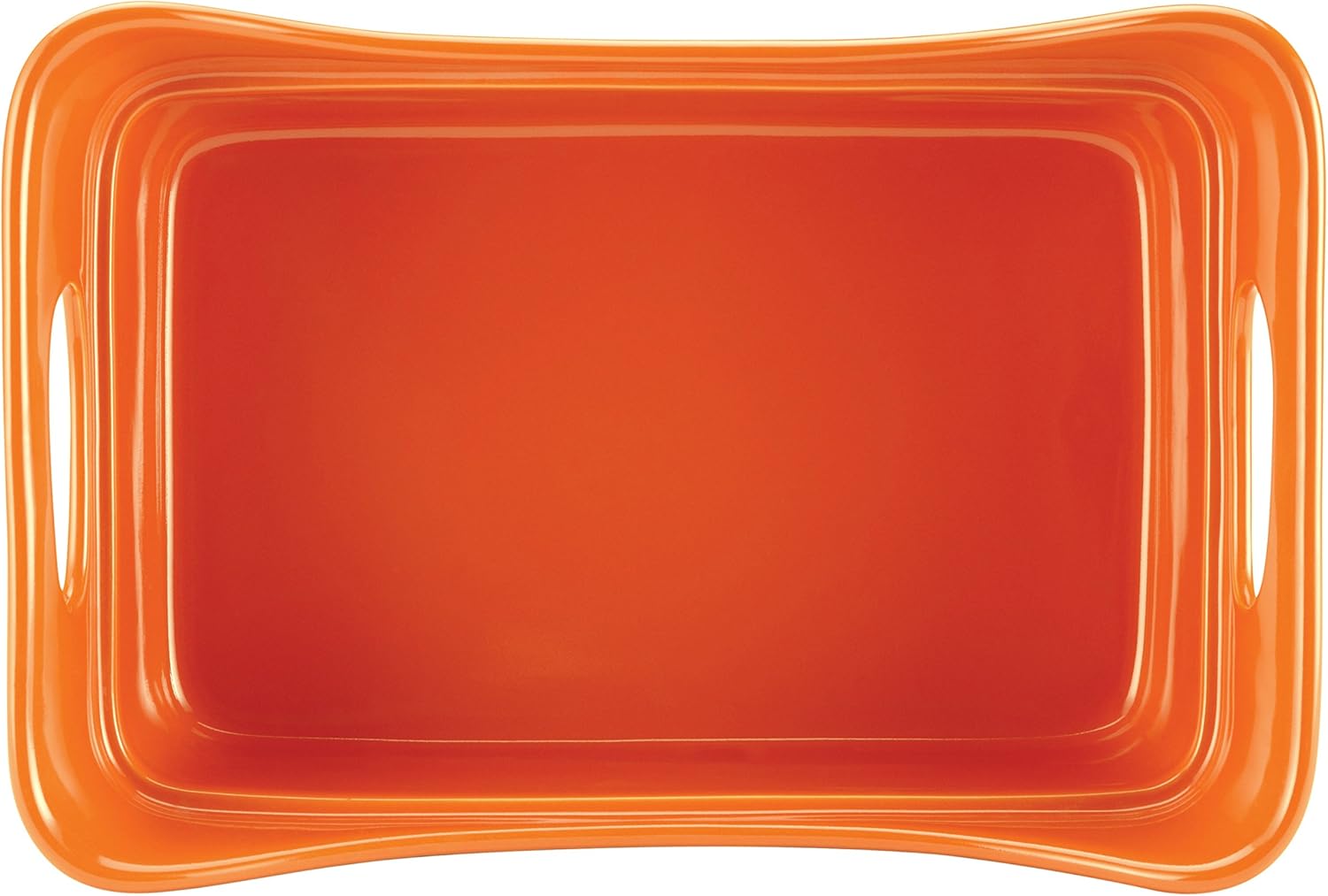 Rachael Ray Gres – Panadero cuadrado de 2 cuartos de galón, naranja