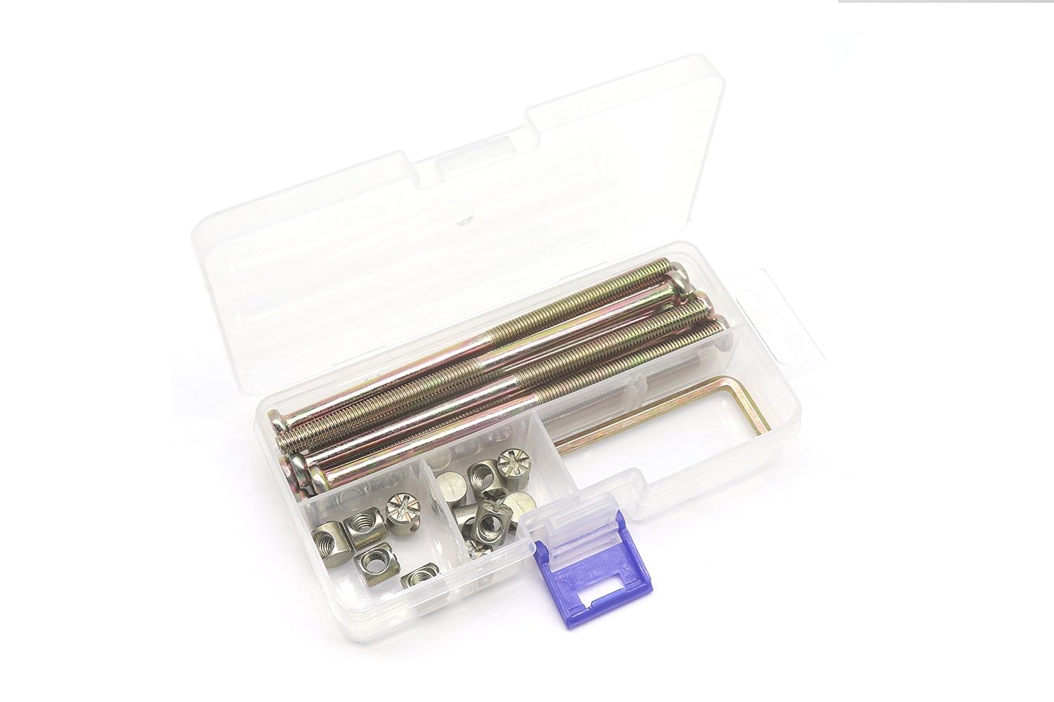 binifiMux – Pernos para litera, paquete de 12 tornillos hexagonales M6x120mm, tornillos de casquillo y tuercas de barril para muebles, sillas,