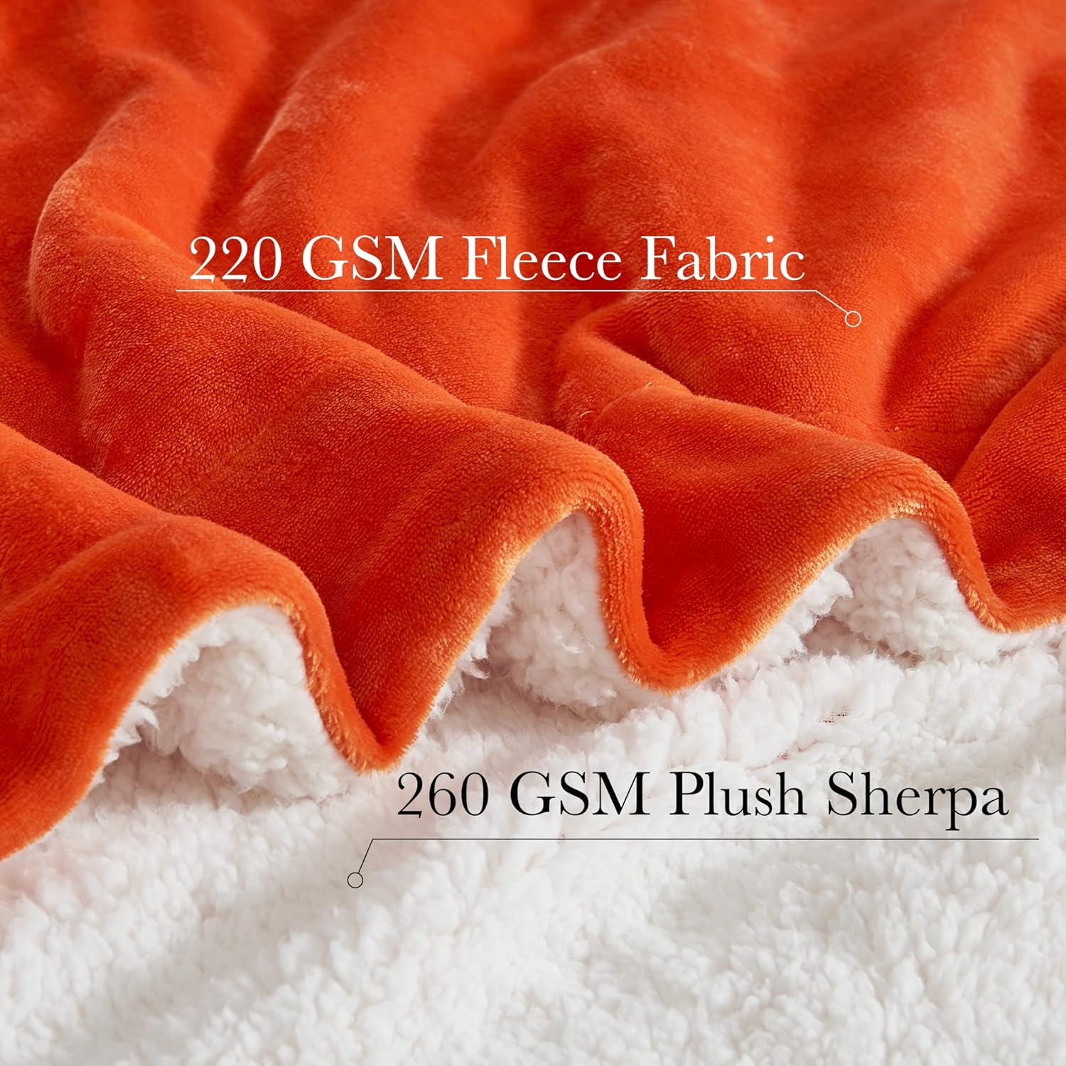 RYB HOME – Manta de vellón Sherpa reversible, ultralujosa, suave como terciopelo, mullida y acogedora, ideal para regalar en cumpleaños, el Día de
