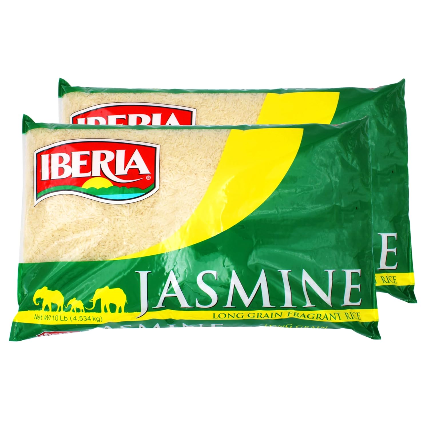 Iberia Arroz de jazmín, 10 libras (paquete de 2)