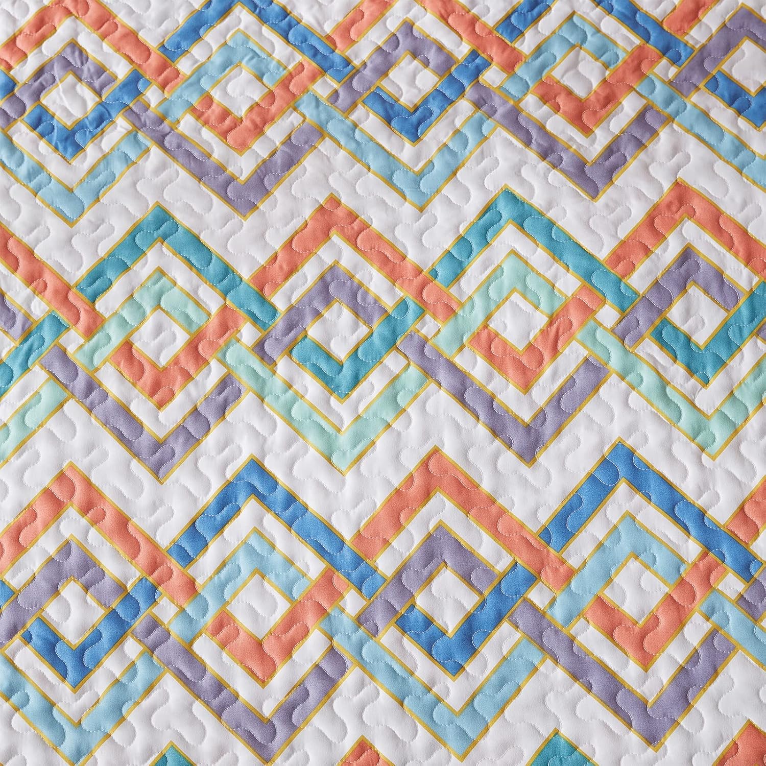 SunStyle Home – Juego de colcha de cama de microfibra, ligero y suave, reversible, patrón de colcha, colchas para todas las estaciones.
