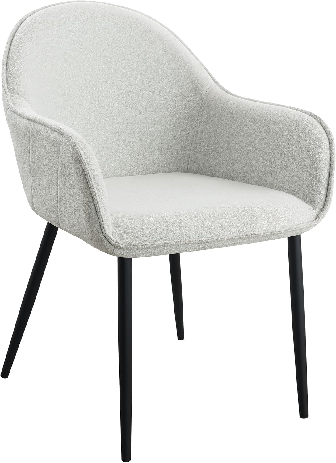 Coaster Home Furnishings Emma – Silla tapizada para comedor, color gris niebla