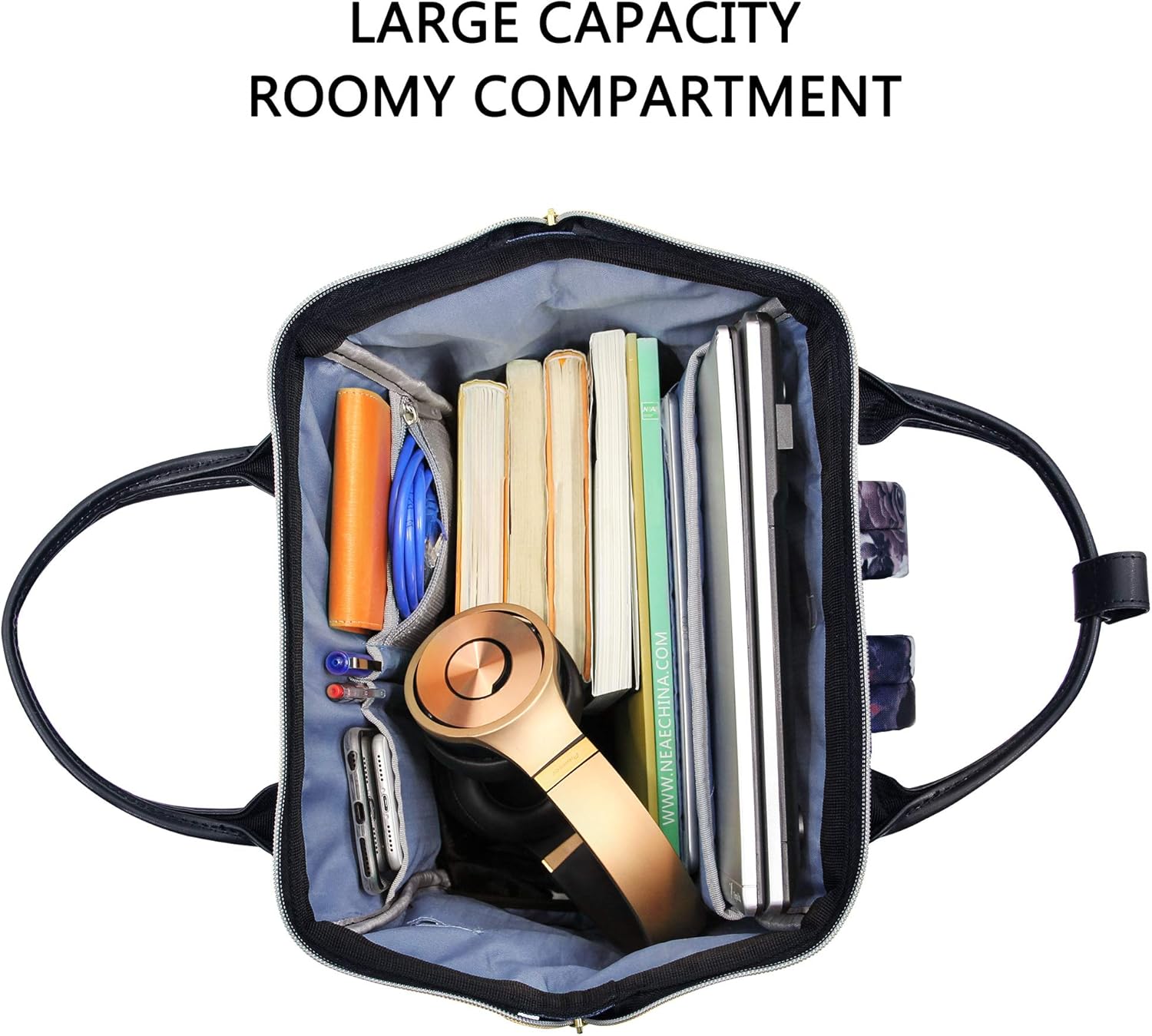 KROSER Mochila para computadora portátil, repelente al agua, para viajes, negocios, universidad, para mujeres, hombres