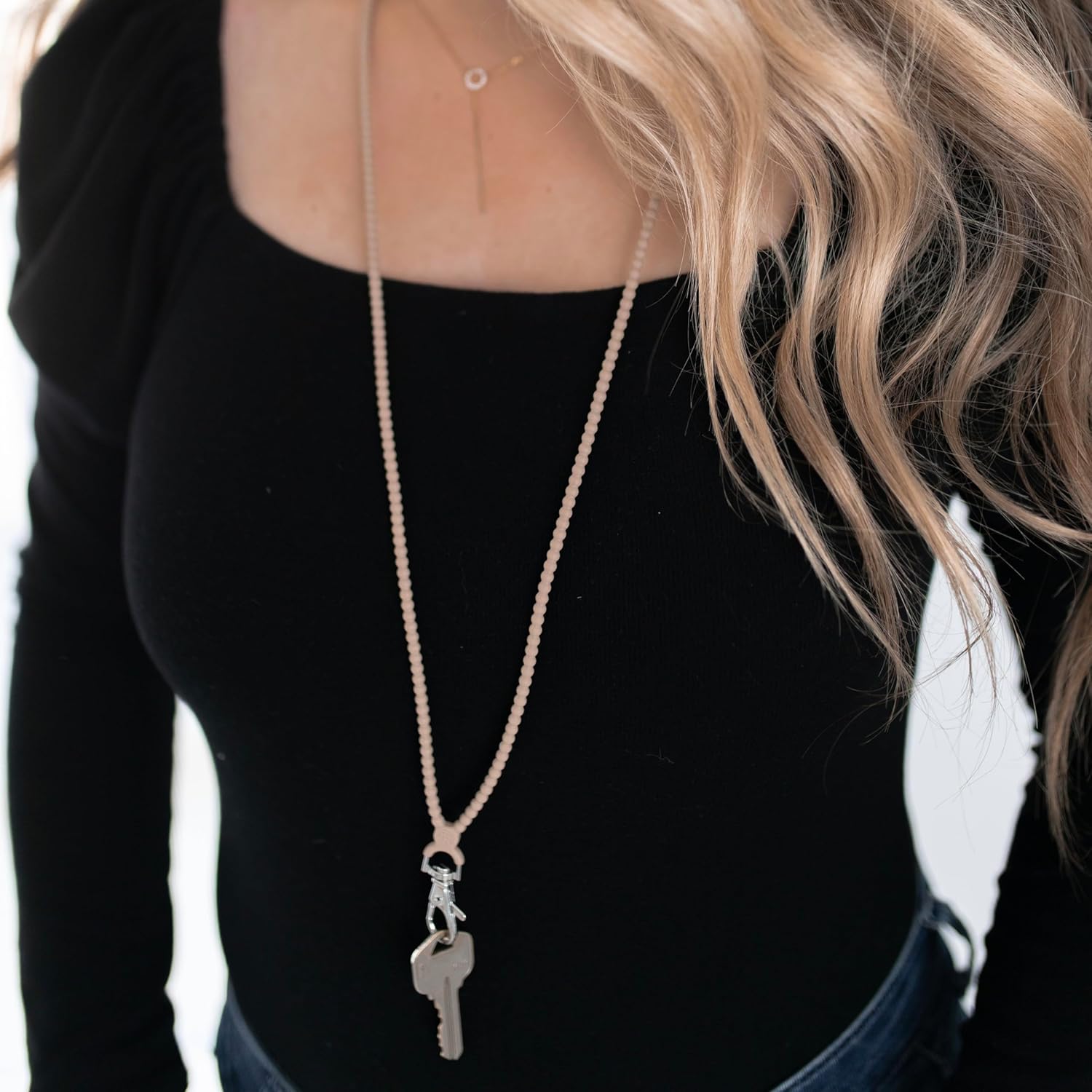 Ryan & Rose Cutie Lanyard – Cordón de silicona para la escuela, el trabajo, insignias, llaves y más