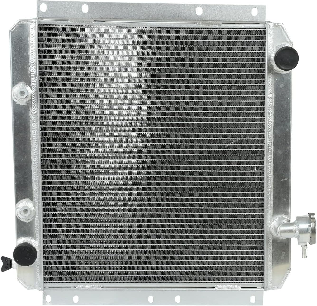 VOWAGH Radiador de aluminio de 3 filas compatible con Toyota Land Cruiser 1958-1984 3.9L 4.2L FJ40 FJ45 Series L6