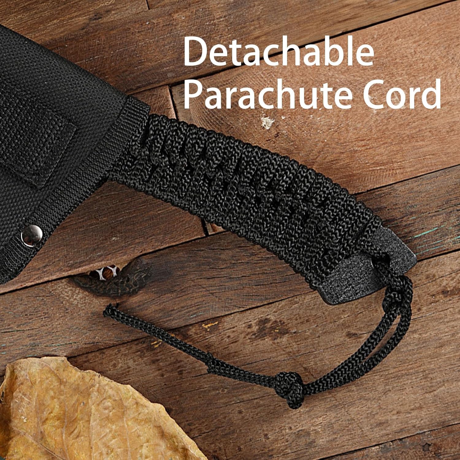 Hachas tácticas ligeras pequeñas para acampar con mango de fibra de nailon para Bushcraft supervivencia al aire libre senderismo con abrebotellas