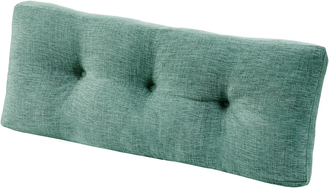 downluxe Cojín de banco de interior para muebles de interior, cojín de asiento de banco de espuma viscoelástica texturizada antideslizante, 36 x 14