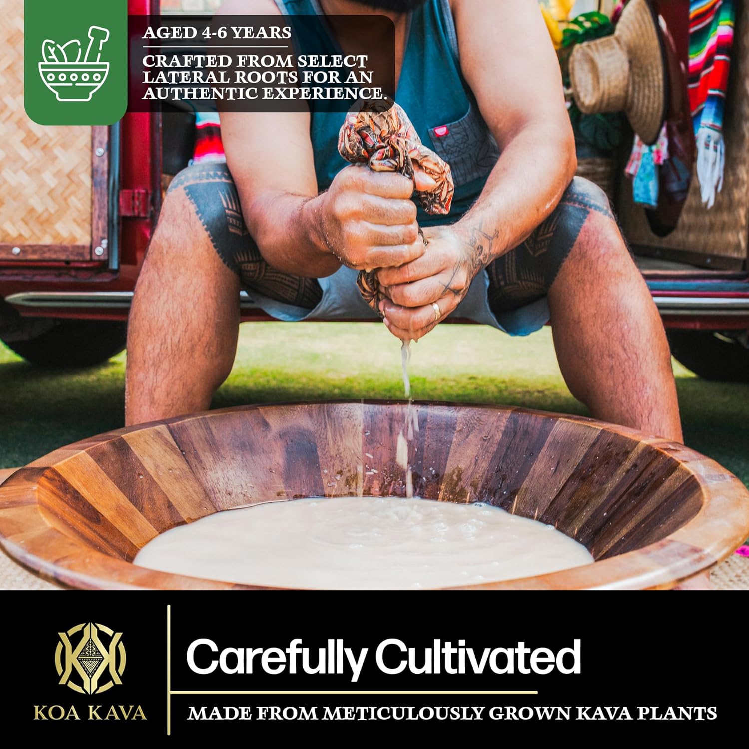 2.2 lbs Vanuatu más paquete de kava tongana de 8 oz