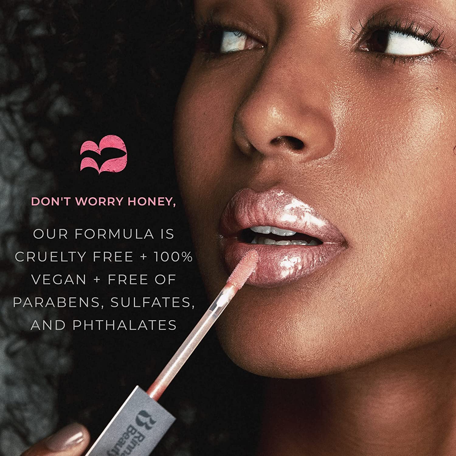 Rinna Beauty larger Than Life – Aceite para rellenar los labios, bomba brillante, hidrata e hidrata los labios, relleno natural con el tiempo,