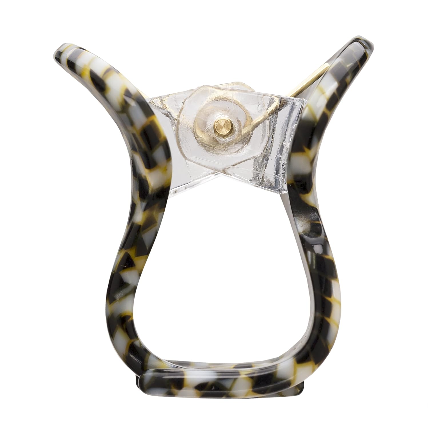 France Luxe Mini Mandíbula Oval – Clásico – Opera Silver