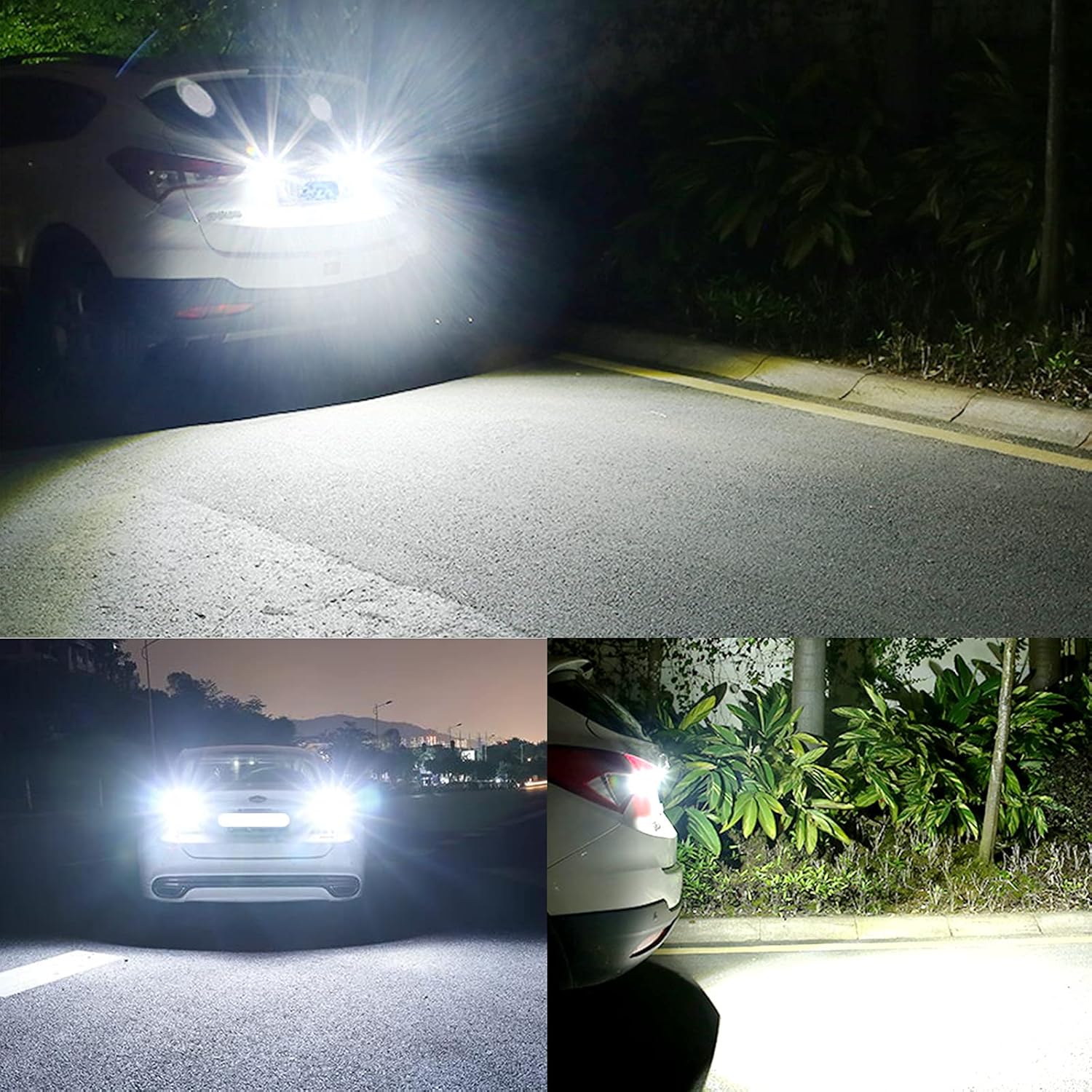 Bombilla LED T15 extremadamente brillante 921, 1200 lúmenes, sin polaridad 921, 912, T15, W16W, 30-SMD 4014, chips CANBUS, sin errores, para luces